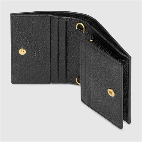 gucci bee credit card holder|Gucci zumi card case wallet.